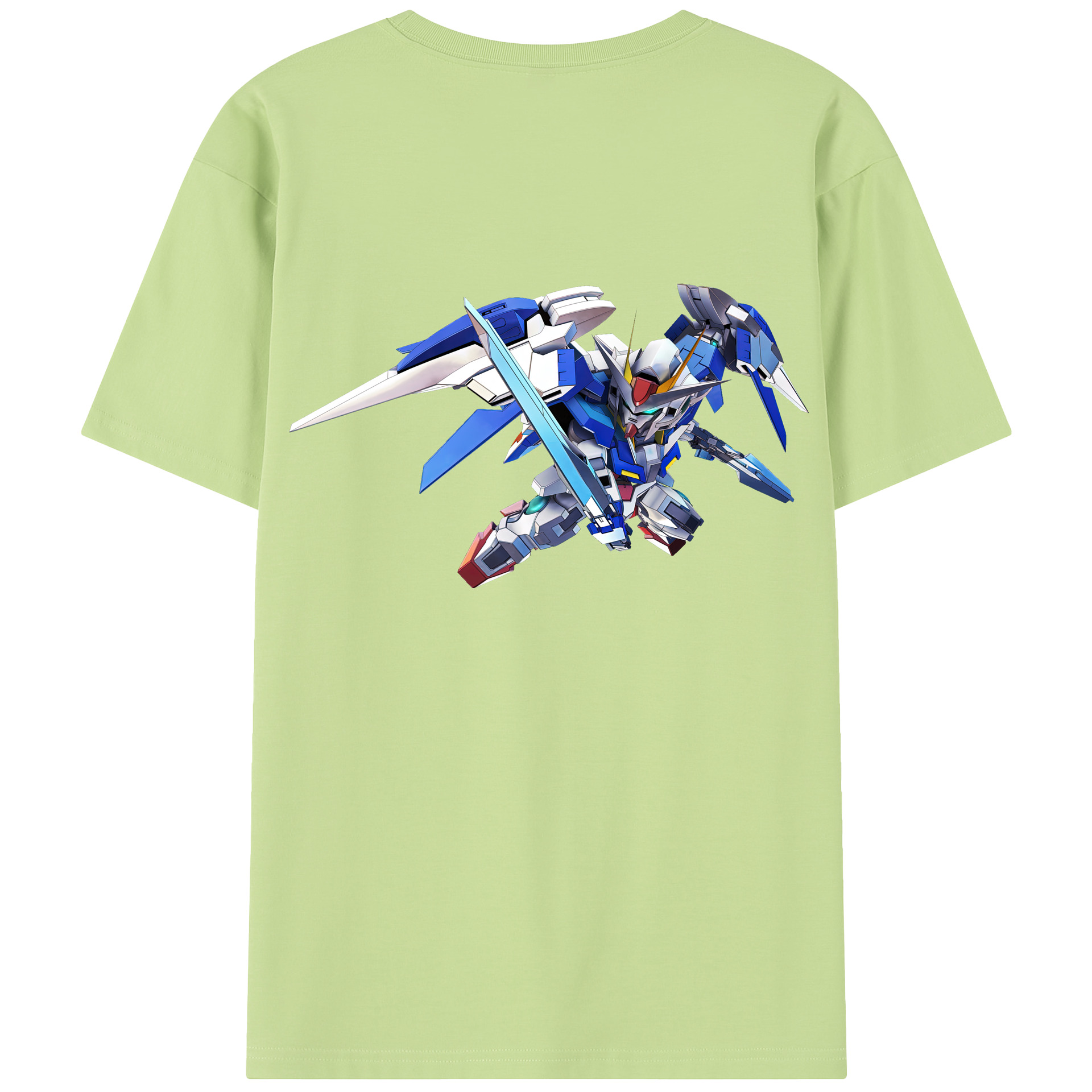 （画像用） 機動戦士ガンダム Mobile Suit Gundam 綿100％半袖Tシャツ（背面プリント）